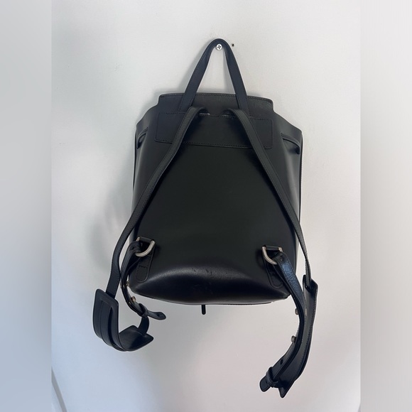 Mansur Gavriel mini backpack in black/flamma - Picture 6 of 10